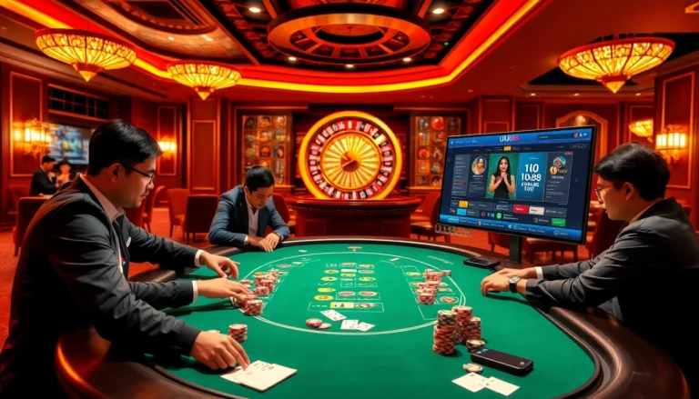UU88 poker table scene showcasing thrilling gameplay and engaging atmosphere.