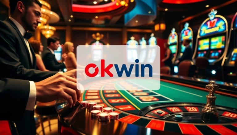 Experience the thrill at https://okwin.ae.org/, as players eagerly bet at an upscale casino roulette table.