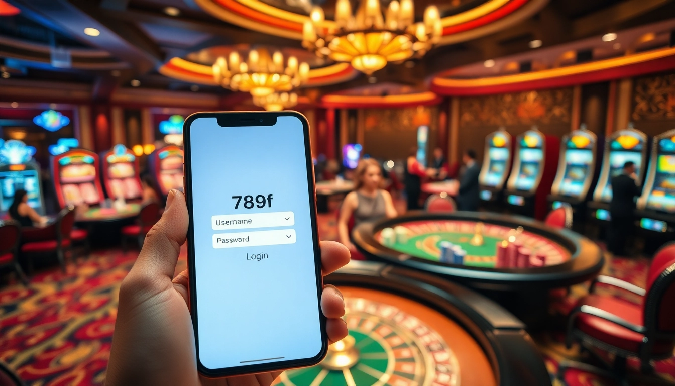 Engaged players logging in to the thrilling 789f login for an unforgettable casino experience.